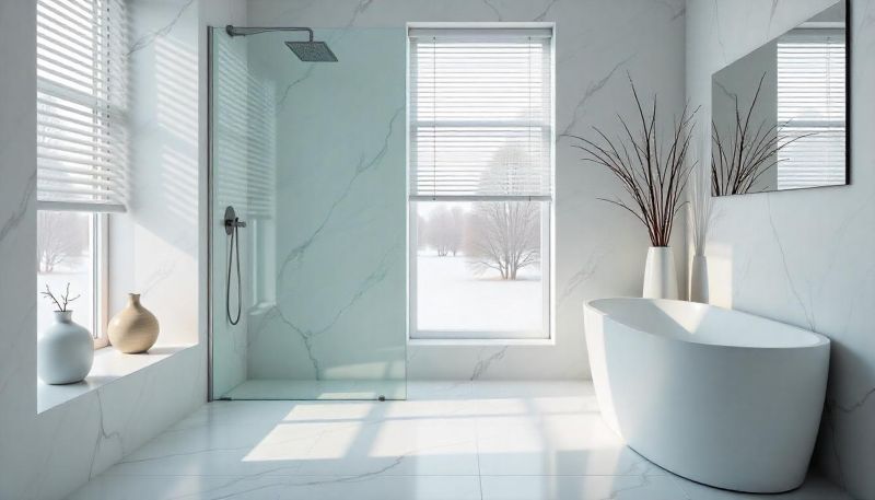 Freestanding Bathtub in a Modern Bathroom