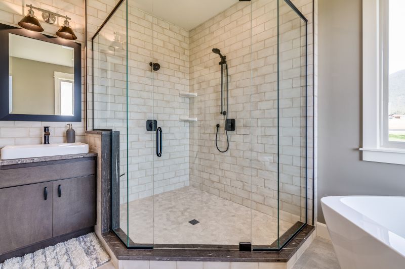 Completed Modern Shower
